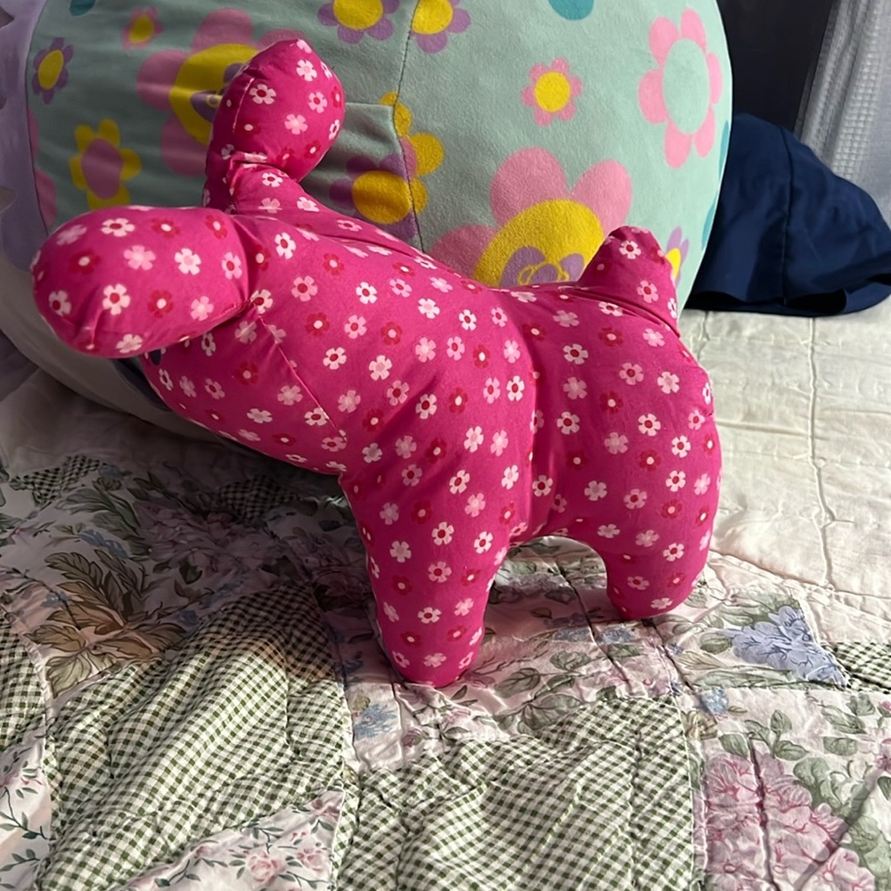 Hand crafted Flower dog - Picture 2 of 2